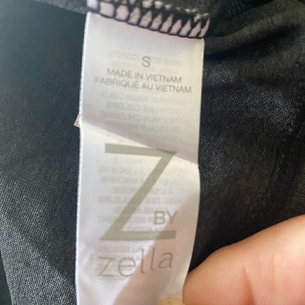 New Z BY ZELLA DARK GRAY SHORT SLEEVE athletic top small - Picture 6 of 8